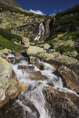 waterfall in mountain