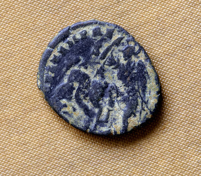 old roman coin