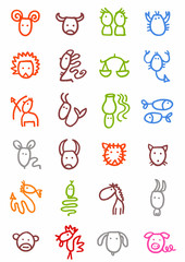 pictos zodiaque chinois