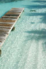 rustic caribbean dock