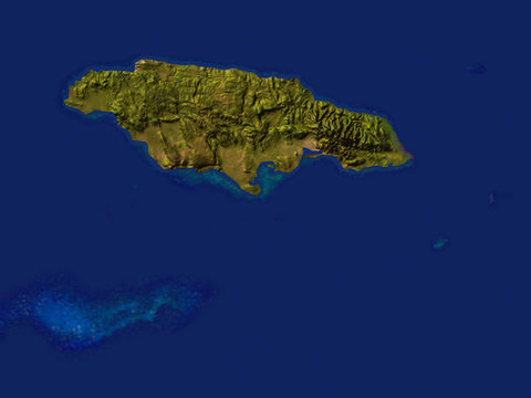 jamaica map