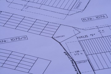 architektur plan, cad zeichnung