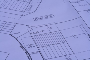 architektur plan, cad zeichnung