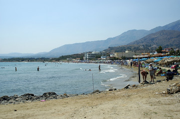 crete beach shore