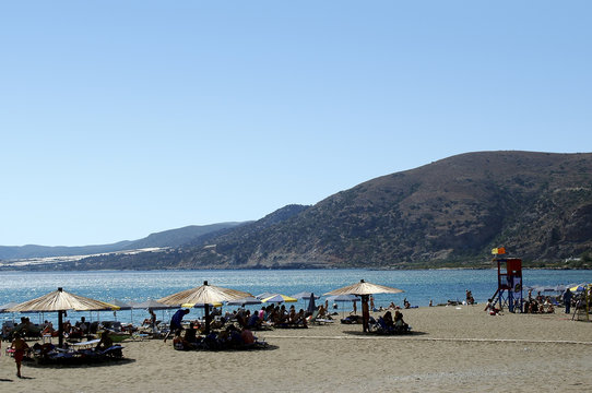 crete paleohora beach