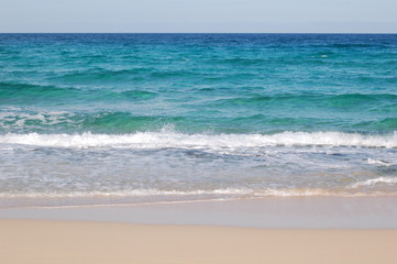Fototapeta na wymiar horizon beach piasek atlantic