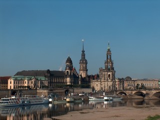 dresden, fluss und elbufer