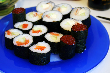 sushi rolls