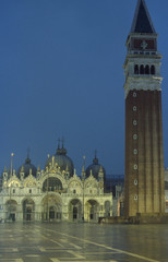 venice-st. mark's square in the night