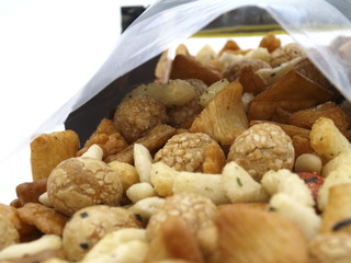 asiatische kekse mit soja nah aufnahme