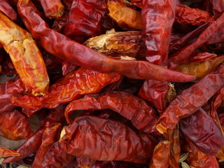 nah aufnahme trockener chili