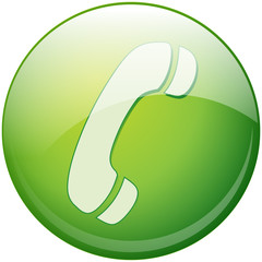 téléphone vert