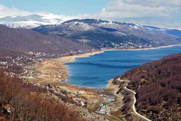 mavrovo lake, macedonia
