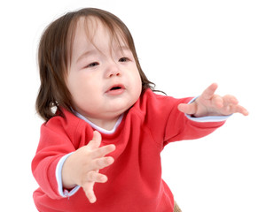 reaching child