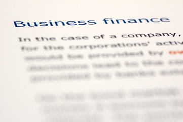 Fototapeta premium financial news and documentation