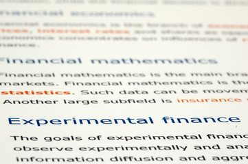 financial news and documentation