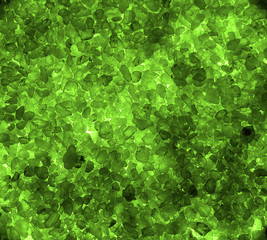 green crystals (emerald)