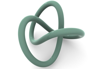 Naklejka premium torus knot.