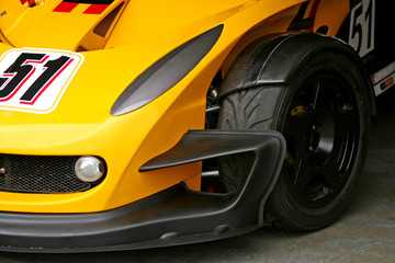 race car front tyre