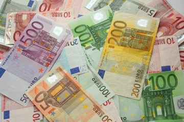 euro banknotes