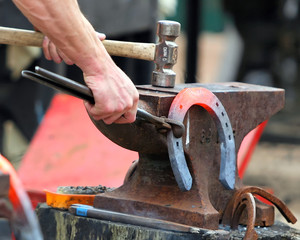 horse shoe finishing touch