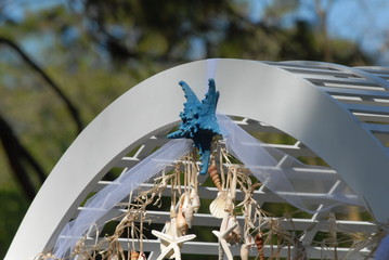 top of pergola decoration