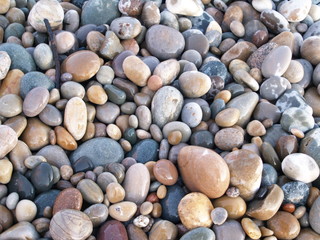 beach pebbles and rocks ii