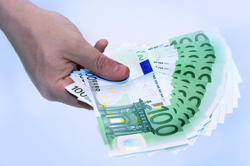 giving euros