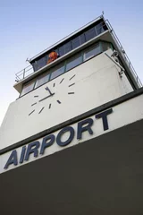 Papier Peint photo Aéroport airport control tower