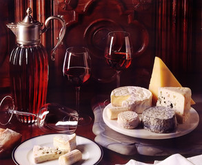 fromages et vin