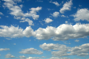 clouds on a bright day