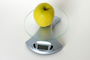 le poids de la pomme