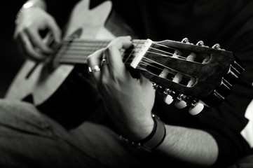 guitarist on stage