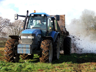 tractor working