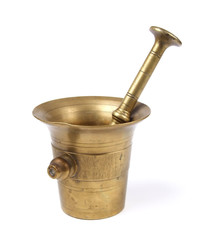 brass mortar