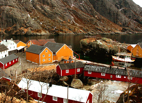 nusfjord dall'alto