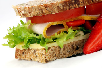 delicate fresh sandwich