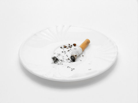 stub of cigarette