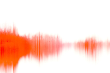 abstract dirty waveform, red