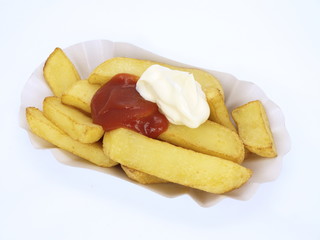 steak pommes frites nah aufnahme