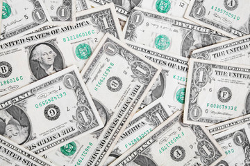 one dollar bills - Powered by Adobe