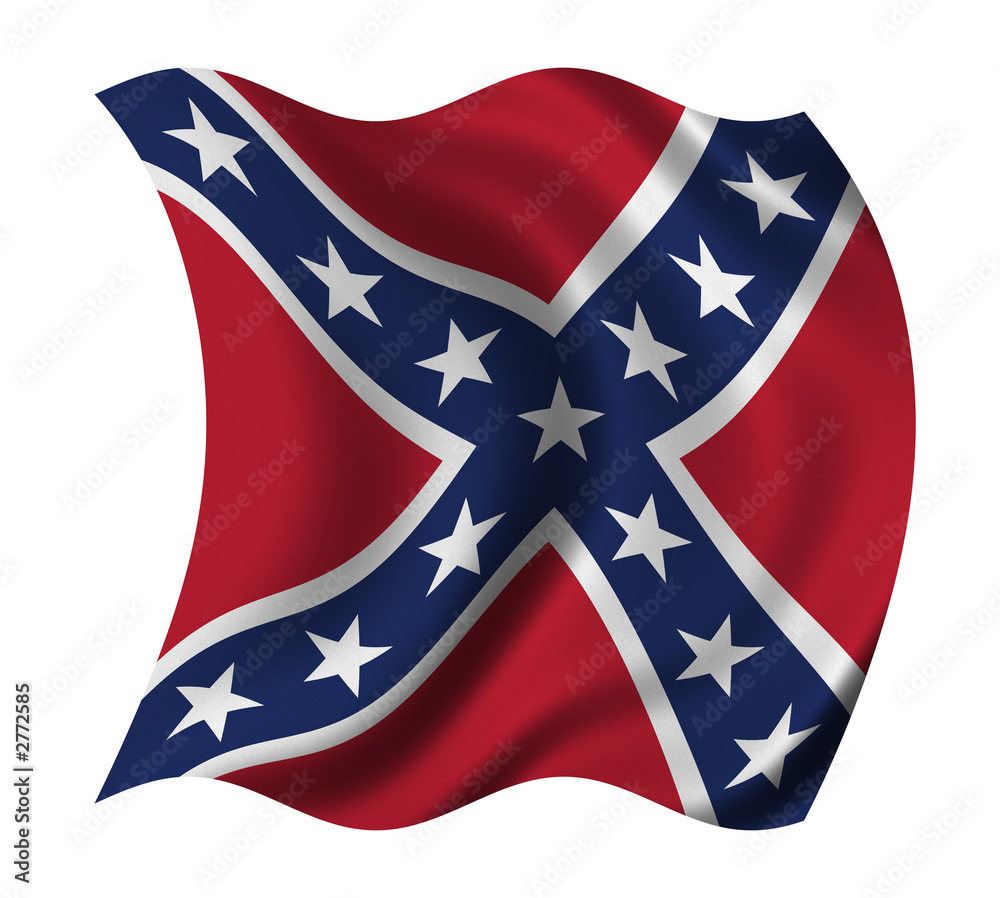 Wall mural us confederacy flag