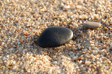 Fototapeta na wymiar pierre et sable