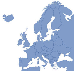 karte europa © Kaesler Media