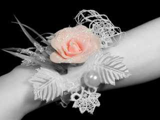 a hand of the bride