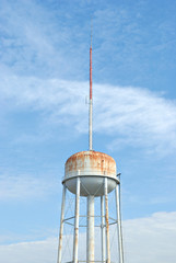 water reservoir and communication tower