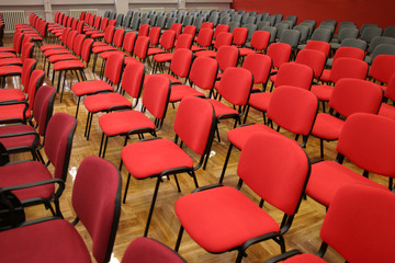 Fototapeta premium many chairs