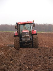 tractor ploughing