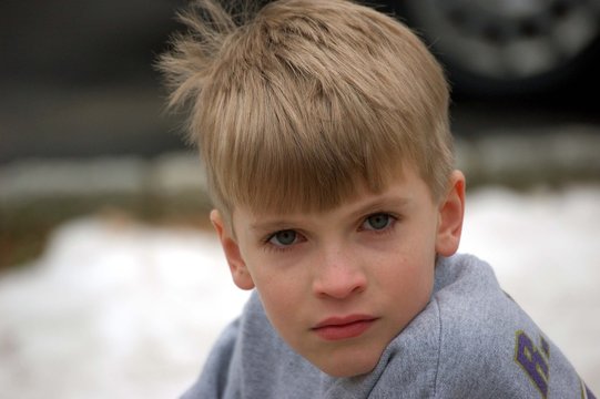 portrait of a ten year old boy