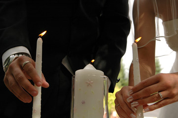 wedding ceremony candle